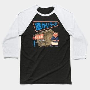 Cat Ramen Cart II Baseball T-Shirt